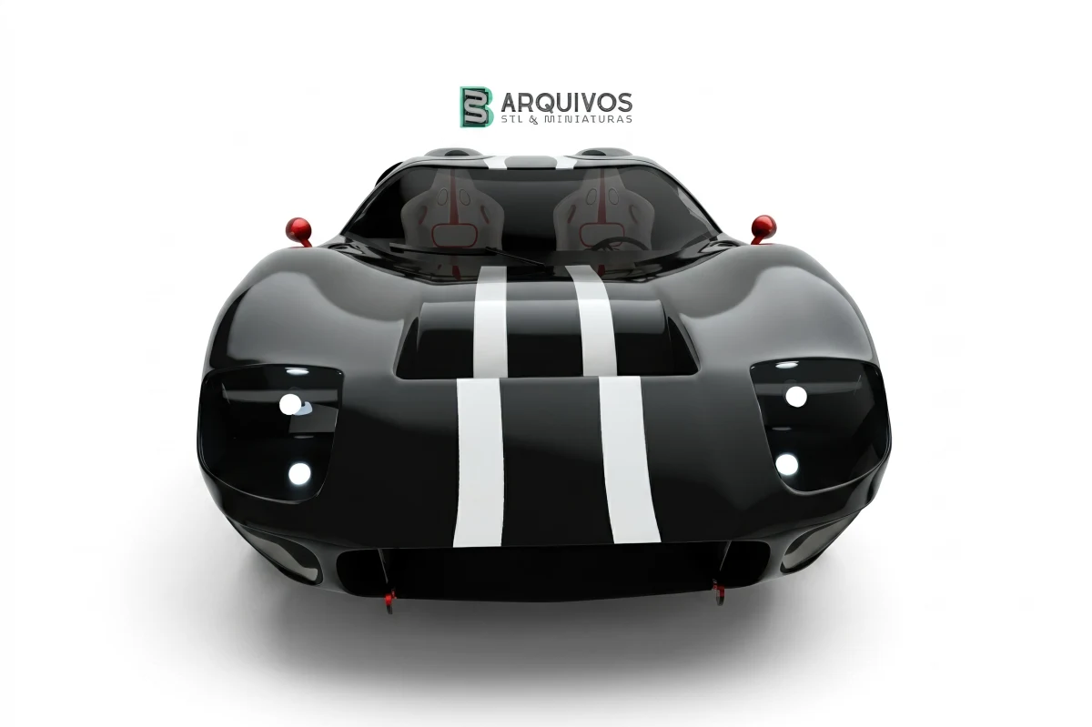 Modelo 3D STL - Ford Gt 40 MK2 — foto 5